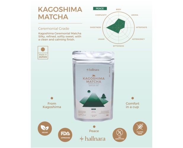 Kagoshima Ceremonial Matcha powder pouch 100g