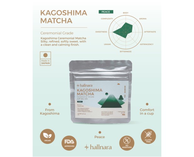 Kagoshima Ceremonial Matcha powder pouch 30g 