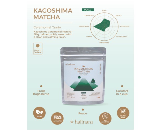 Kagoshima Ceremonial Matcha powder pouch 50g