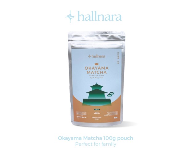 Okayama Ceremonial Matcha powder pouch 100g