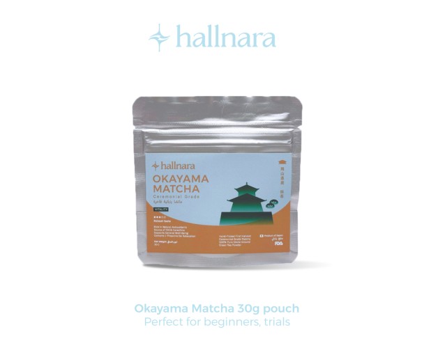 Okayama Ceremonial Matcha powder pouch 30g 