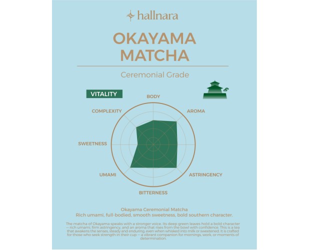 Okayama Ceremonial Matcha powder 30g can
