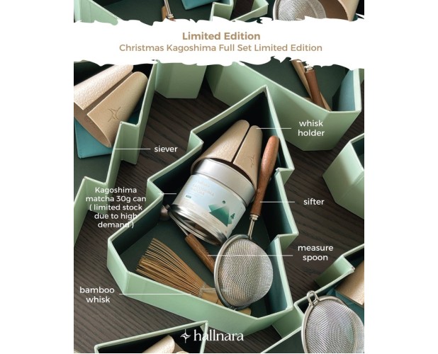 Limited Christmas Kagoshima Matcha gift set
